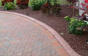 Paver patio and concrete hardscaping installation near Tampa, FL